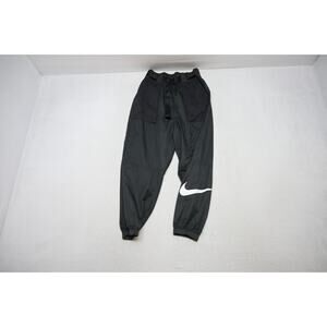 Nike Track Sweat Pants Performance Baggy Black With Pockets Womens Sz Medium